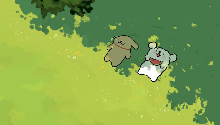 电脑壁纸 可爱小狗 小狗 护眼 护眼设计 清新背景 线条小狗 线条插画 绿色 绿色护眼 绿色治愈 萌宠元素 电脑桌面 高清壁纸 壁纸下载-觅知音博客