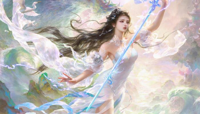 电脑壁纸 陆雪琪 唯美 古风 剑 4K壁纸 电脑桌面 高清壁纸 壁纸下载-觅知音博客