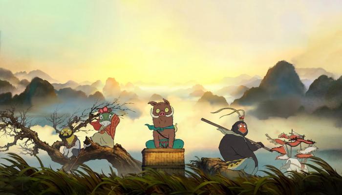 电脑壁纸 《浪浪山小妖怪》 乌鸦怪 夕阳山水 小妖怪 浪浪山 熊教头 狼首领 电脑桌面 高清壁纸 壁纸下载-觅知音博客