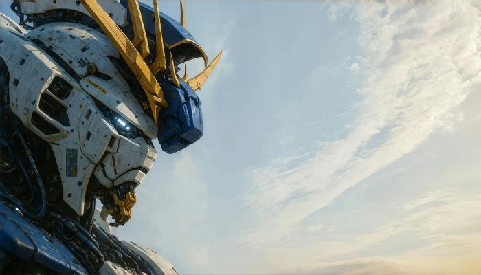 电脑壁纸 动漫机甲 晴空眺望 机械美学 机甲特写 牛角机甲 牛高达 科幻机甲 高达 电脑桌面 高清壁纸 壁纸下载-觅知音博客