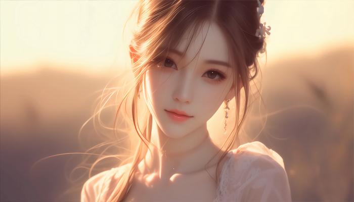电脑壁纸 治愈系美女 柔和阳光 4K动漫壁纸 电脑桌面 高清壁纸 壁纸下载-觅知音博客