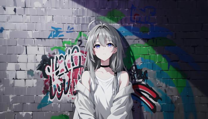 电脑壁纸 《魔女之旅》伊蕾娜 涂鸦墙 4K壁纸 动漫 二次元 电脑桌面 高清壁纸 壁纸下载-觅知音博客