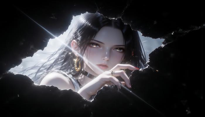 电脑壁纸 二次元插画 动漫角色 女帝 波雅汉库克 海贼王 石缝石洞 角色特写 电脑桌面 高清壁纸 壁纸下载-觅知音博客